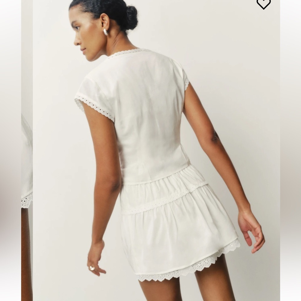 🩷Reformation Valetta Two Piece White NWOT - Picture 3 of 6